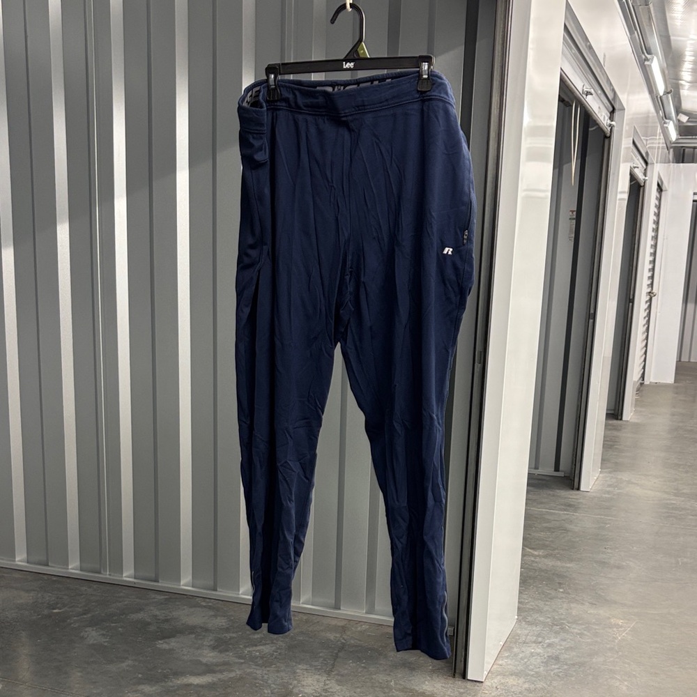 Russell Athletic Men's Dark Blue Sweatpants Elastic Drawstring Waist 3XL (48-50)